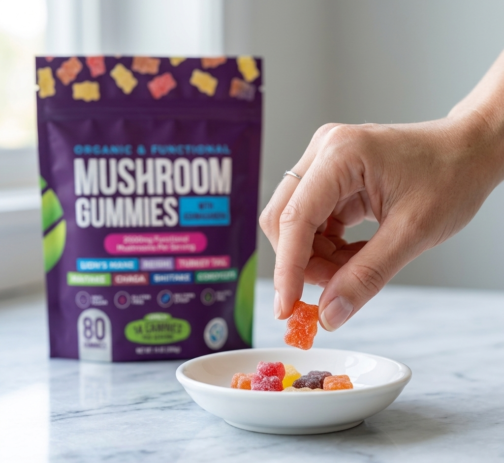 CLARO — The 6-Mushroom Clarity Gummy | 2500mg Per Serving | 80ct